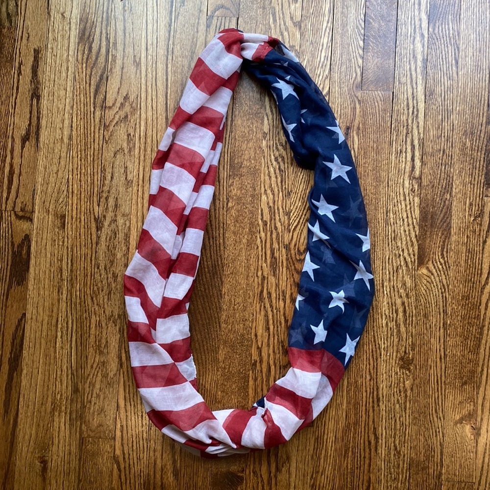 American Flag Infinity Scarf - Picture 2 of 2